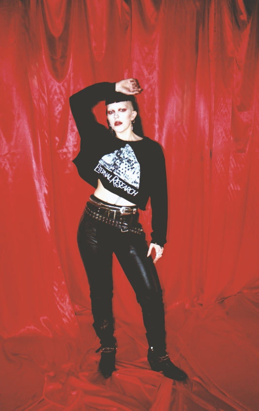 Long Sleeve Cropped Tee by Eternal Research