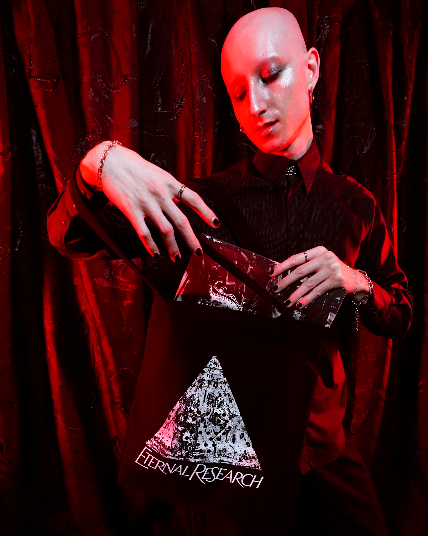 Two-Sided Rite of the Demon / Eternal Research Tote Bags