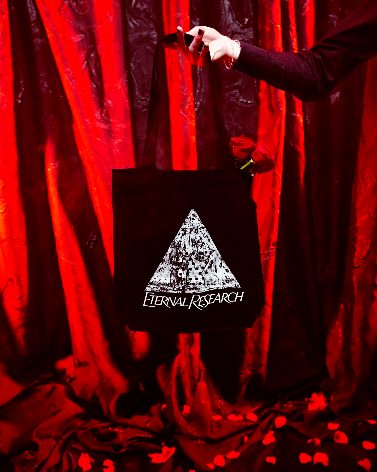 Two-Sided Rite of the Demon / Eternal Research Tote Bags